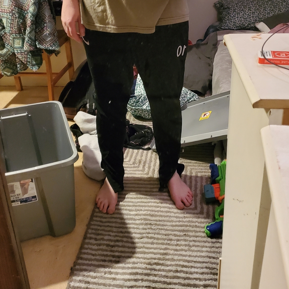 Nike dri fit jogger track pants M